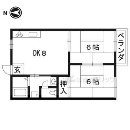 宮之川原サンハイツの物件間取画像